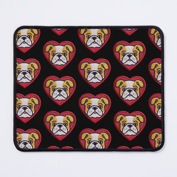 Item preview, Bulldog Patch Embroidery Fabric Stitched Patch designed and sold by HappyPatchClub.