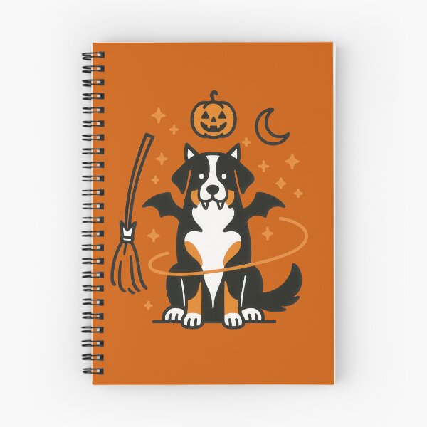 Item preview, Cute Halloween Bernese Mountain Dog Art designed and sold by Flying Doggo.