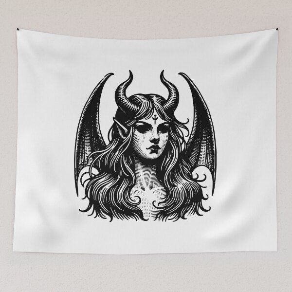 Item preview, Demon Lady designed and sold by 7BRiver.