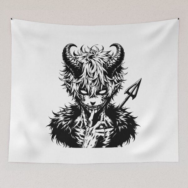 Item preview, Demon boy black designed and sold by 7BRiver.