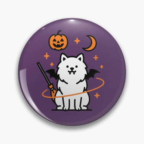 Item preview, Cute Halloween Pomeranian Dog Vector Art designed and sold by Flying Doggo.