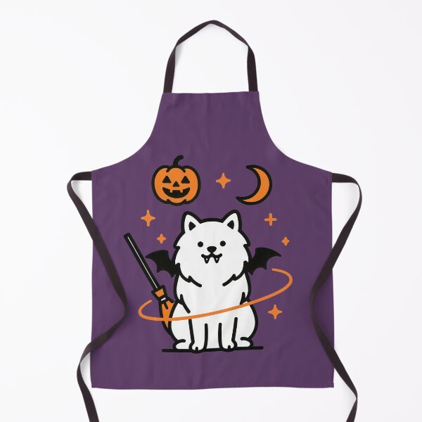 Item preview, Cute Halloween Pomeranian Dog Vector Art designed and sold by Flying Doggo.
