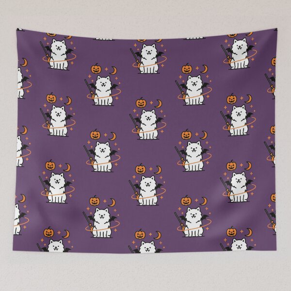 Item preview, Cute Halloween Pomeranian Dog Vector Art designed and sold by Flying Doggo.