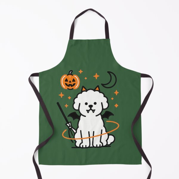 Item preview, Cute Halloween Bichon Frise Dog Art designed and sold by Flying Doggo.
