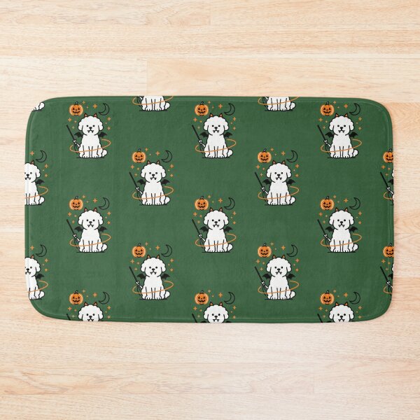 Item preview, Cute Halloween Bichon Frise Dog Art designed and sold by Flying Doggo.