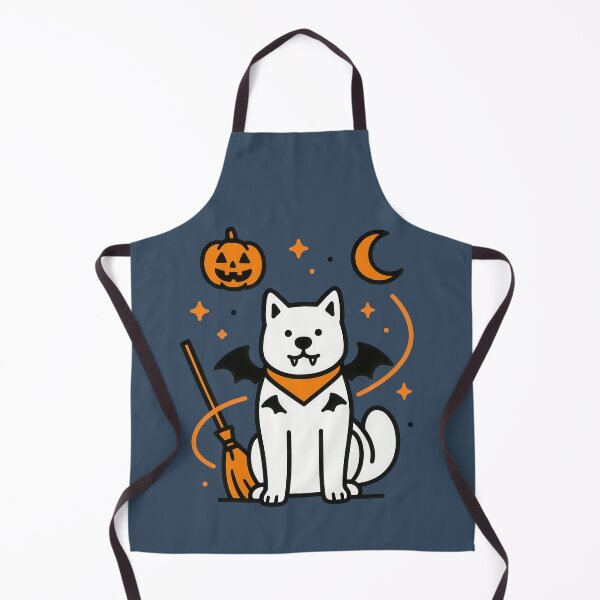 Item preview, Cute Halloween Akita Dog Vector Art designed and sold by Flying Doggo.