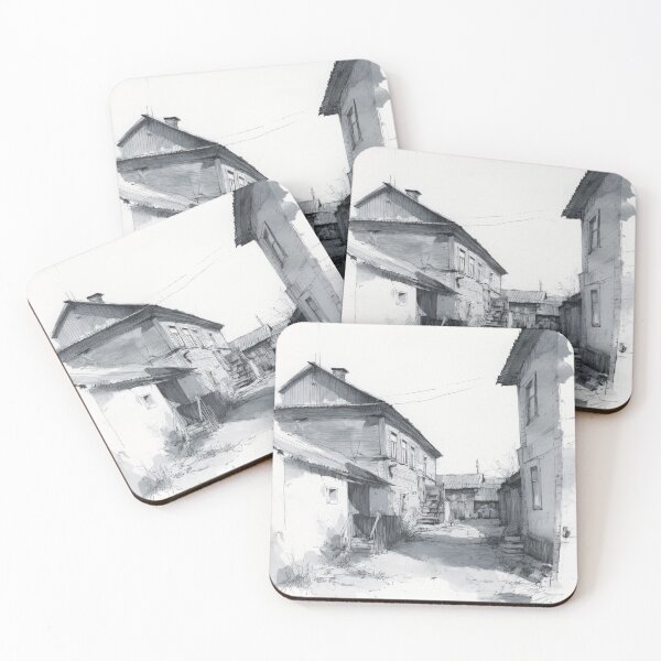 Item preview, Village Street designed and sold by Proyava.Art.