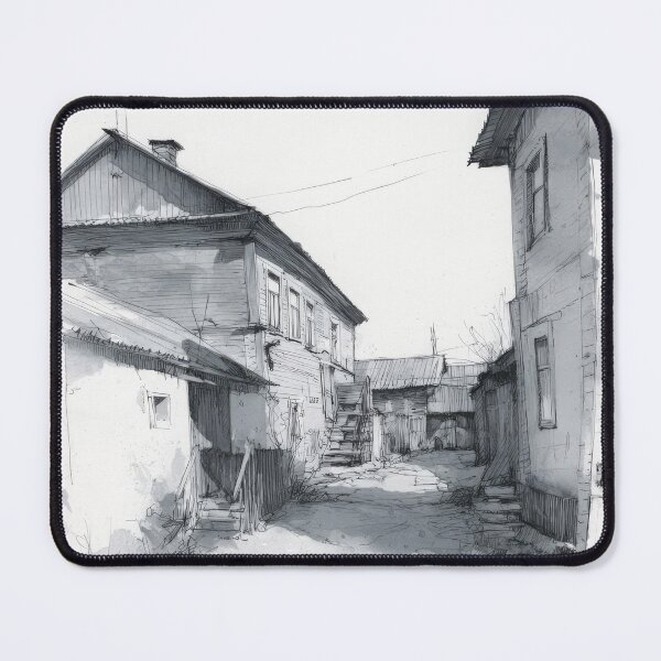 Item preview, Village Street designed and sold by Proyava.Art.