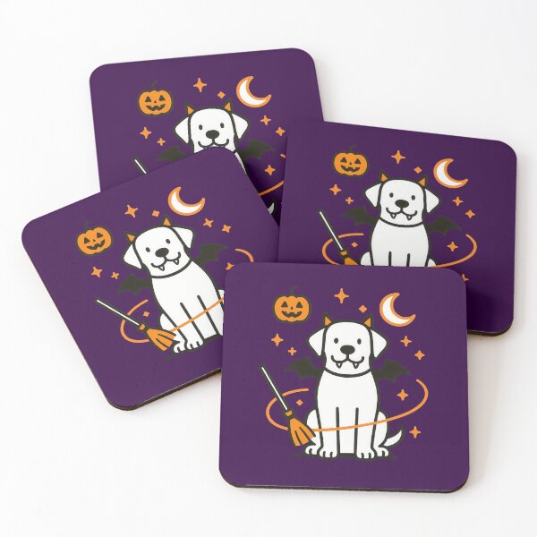 Item preview, Cute Halloween Labrador Retriever Dog Art designed and sold by Flying Doggo.