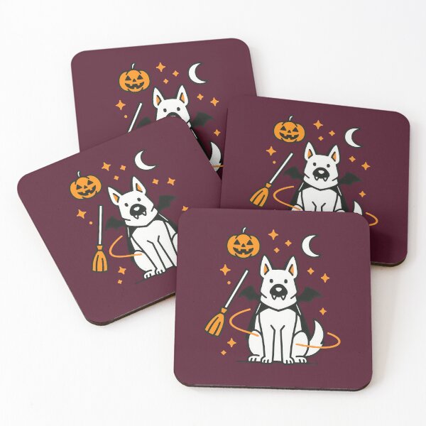 Item preview, Cute Halloween German Shepherd Dog Art designed and sold by Flying Doggo.