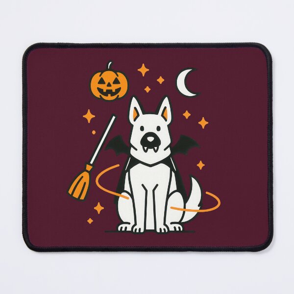Item preview, Cute Halloween German Shepherd Dog Art designed and sold by Flying Doggo.