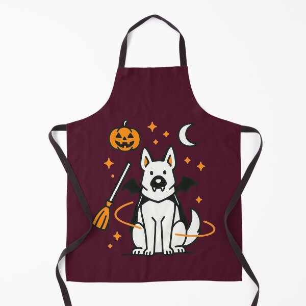 Item preview, Cute Halloween German Shepherd Dog Art designed and sold by Flying Doggo.