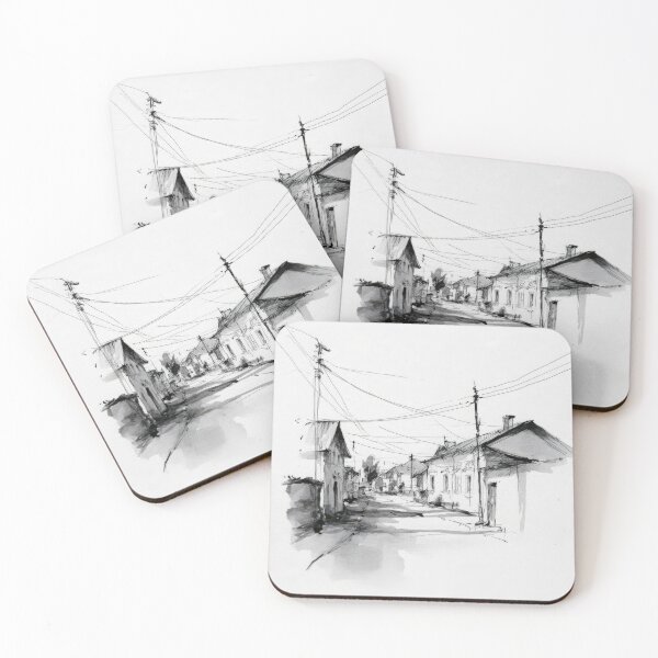 Item preview, Village Street designed and sold by Proyava.Art.