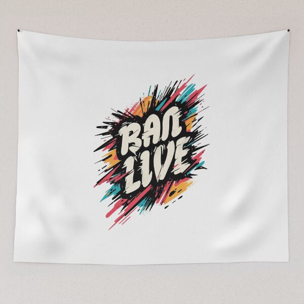 Item preview, BAN LIVE designed and sold by The Curated Palett.