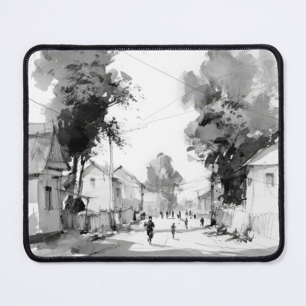Item preview, Village Street designed and sold by Proyava.Art.