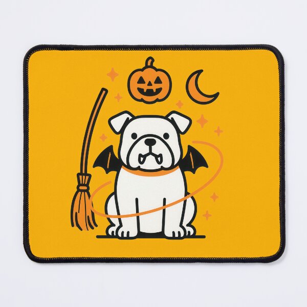 Item preview, Cute Halloween English Bulldog Dog Art designed and sold by Flying Doggo.
