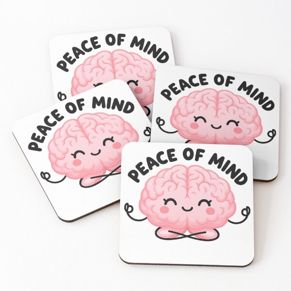 Item preview, Peace of mind - with chilled yoga brain designed and sold by point-of-sale.