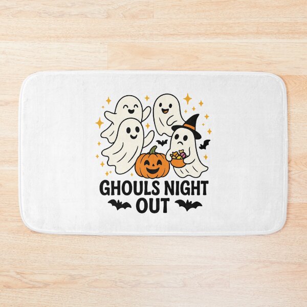Item preview, Cute Ghosts Hanging Out with Sparkling Stars – Fun Halloween Tee designed and sold by PrintCreations9.