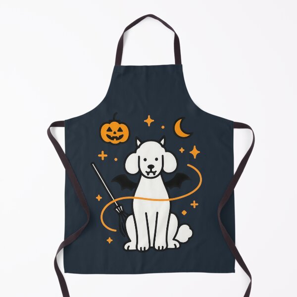 Item preview, Cute Halloween Poodle Dog Art Illustration designed and sold by Flying Doggo.