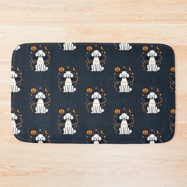 Item preview, Cute Halloween Poodle Dog Art Illustration designed and sold by Flying Doggo.