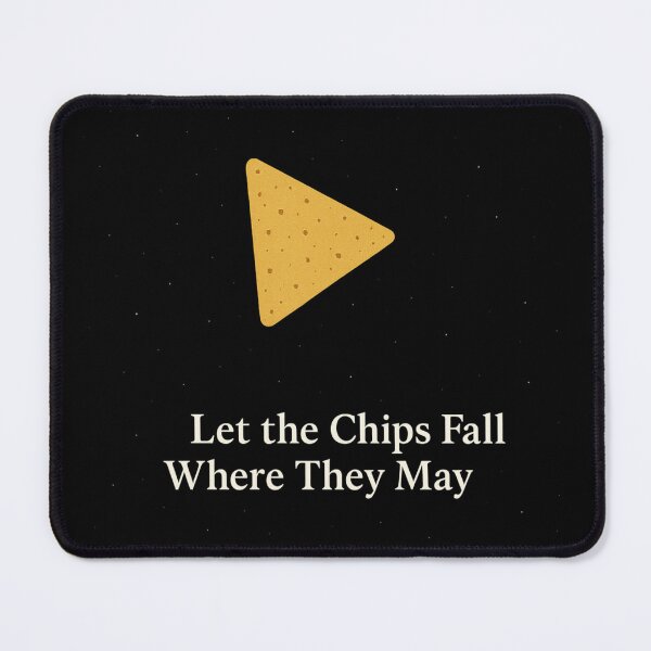 Item preview, Funny Cosmic Chip T-Shirt – Let the Chips Fall Where They May Snack Tee designed and sold by POD DYNASTY | Original Print On Demand T-Shirt Graphics.