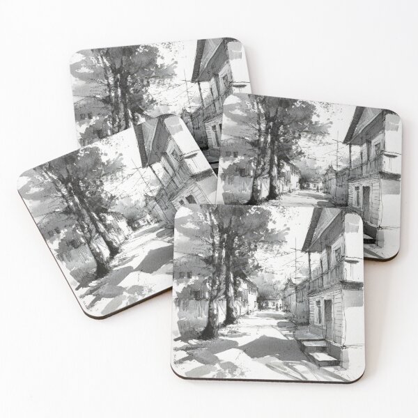 Item preview, An old Village street #6 designed and sold by Proyava.Art.