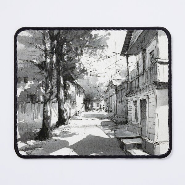 Item preview, An old Village street #6 designed and sold by Proyava.Art.