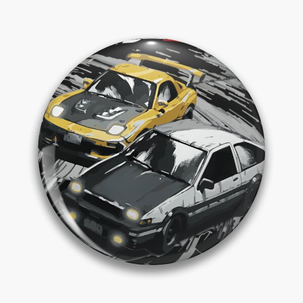 Item preview, Mountain-Downhill-Night-Drift-Racing-Initial-D-Tandems-Ae86-Vs-Fd-Rx-7 designed and sold by SVycccOmnxuU.