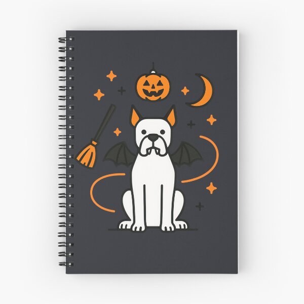 Item preview, Cute Halloween Boxer Dog Vector Design designed and sold by Flying Doggo.