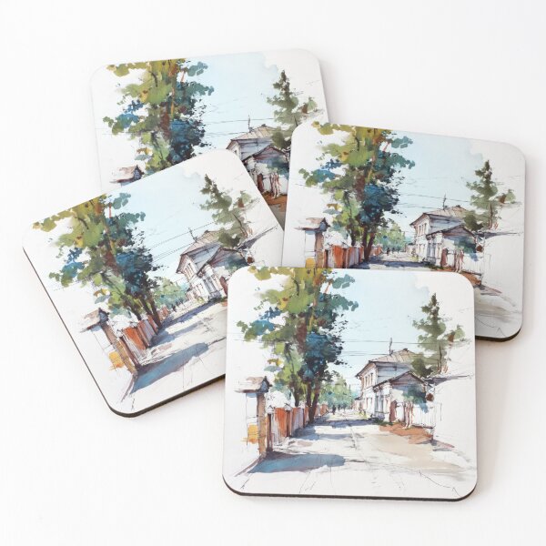 Item preview, An old Village street #8 designed and sold by Proyava.Art.
