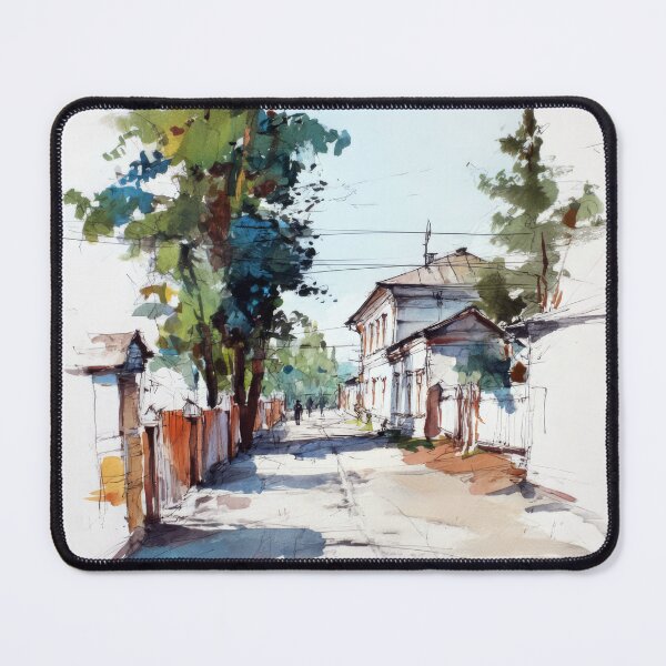 Item preview, An old Village street #8 designed and sold by Proyava.Art.