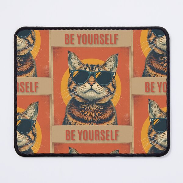 Item preview, Funny cat, be yourself designed and sold by MagicTeeVibeArt.