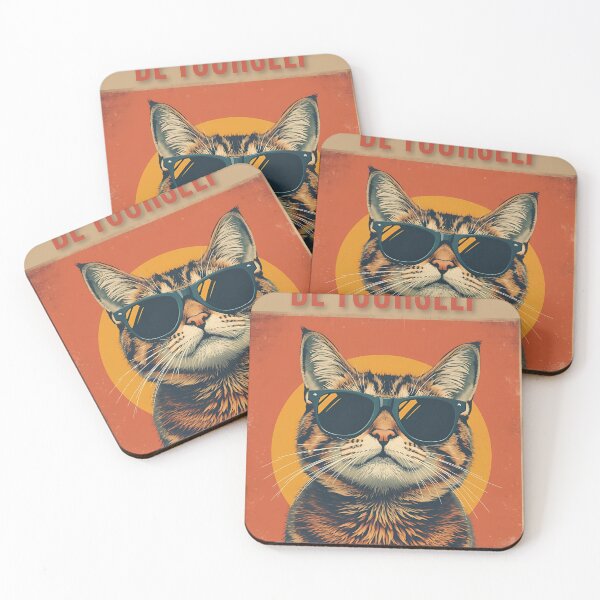 Item preview, Funny cat, be yourself designed and sold by MagicTeeVibeArt.