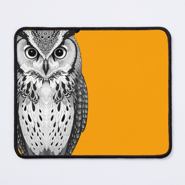 Item preview, Geometric Owl The Harmony of Black and White designed and sold by NellCanvas.
