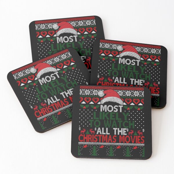 Item preview, Most Likely To Watch All The Christmas Movies Matching Ugly designed and sold by maryettapate.