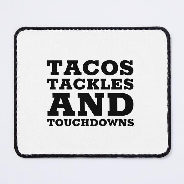 Item preview, Funny Family Football Tacos Tackles Touchdowns designed and sold by Sartoris Art.
