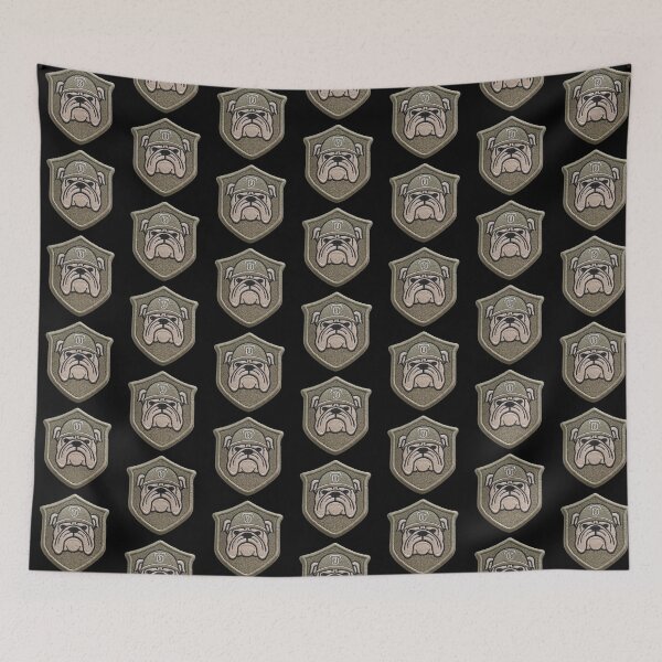 Item preview, Bulldog Patch Embroidery Fabric Stitched Patch designed and sold by HappyPatchClub.