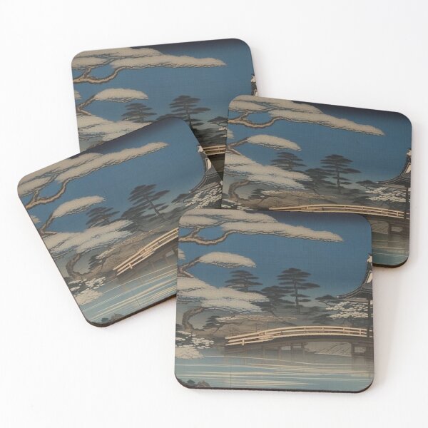 Item preview, Glowing Lanterns Over River – Edo Period Woodblock Print designed and sold by Vandy Fullam.
