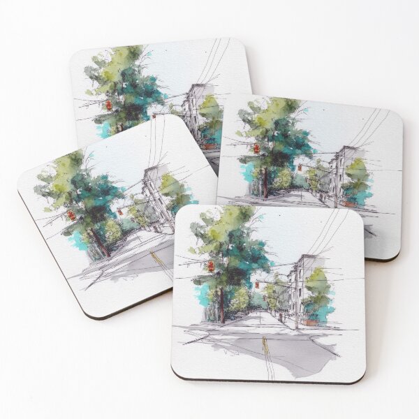 Item preview, Sketch of the old town #8 designed and sold by Proyava.Art.