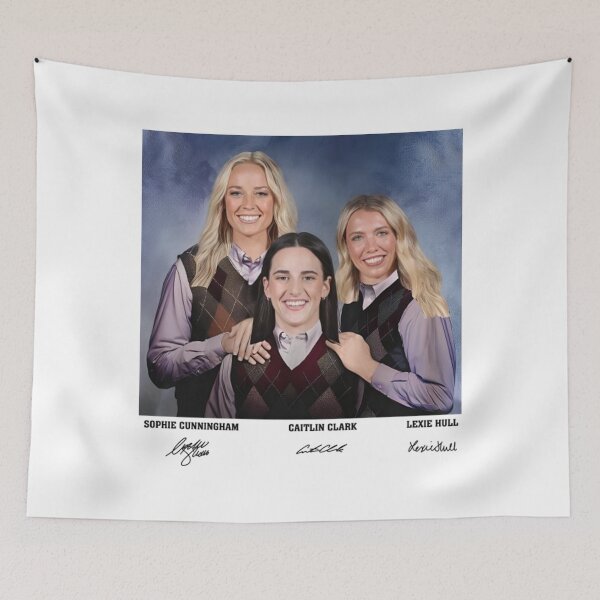 Item preview, Caitlin Clark Sophie Cunningham Lexie Hull Indiana Basketball designed and sold by JesseNolan.