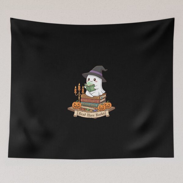 Item preview, Read More Books Halloween Cute Ghost  designed and sold by vaxiek.