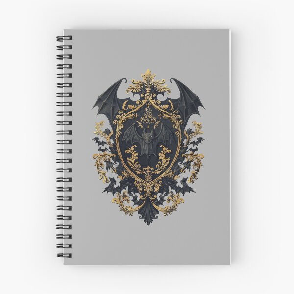 Item preview, Ornamental bat in vintage coat of arms – elegant Gothic Halloween design designed and sold by Meiersbeste.