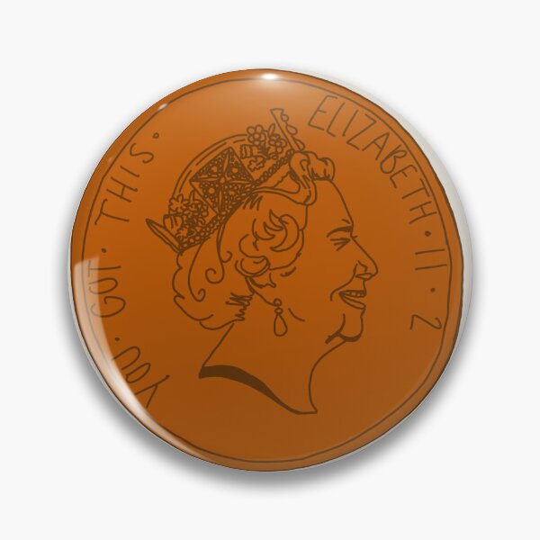 Item preview, Lucky Penny Badge  designed and sold by poppyseedd.