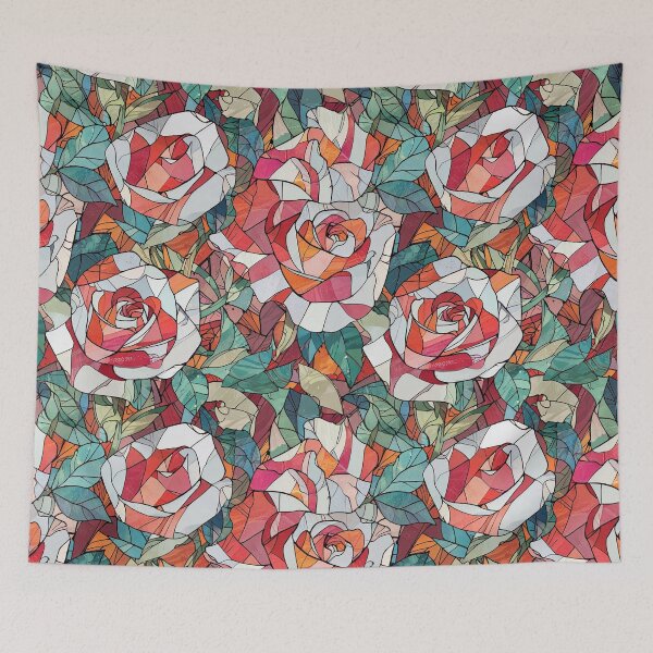 Item preview, Stained Glass Rose designed and sold by CoolPixels.