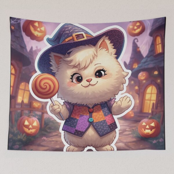 Item preview, Sweet Trickster of Halloween – Mr. Bluffy designed and sold by ArtivaNest.