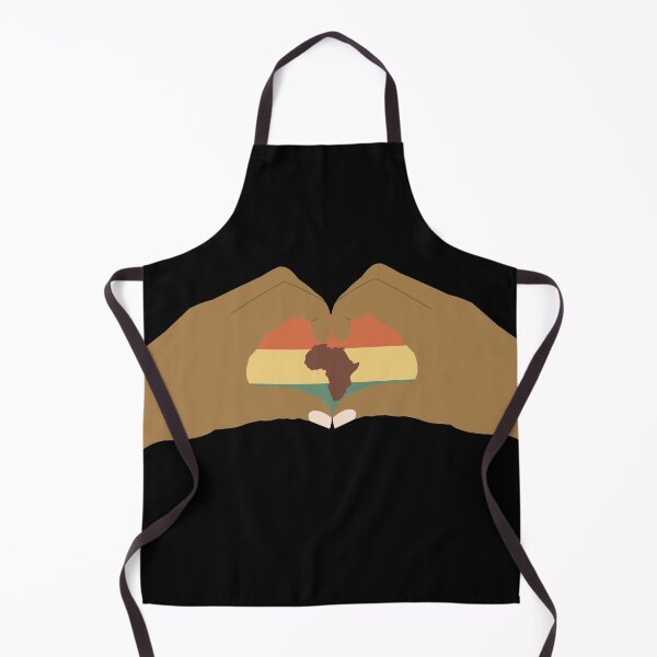 Item preview, Black History Pride – Heart Hands with Africa Map & Pan-African Colors designed and sold by Dragonfly-10.