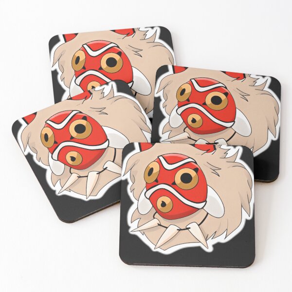 Item preview, Princess-Mononoke-Red-Mask designed and sold by MUteOdkiN.