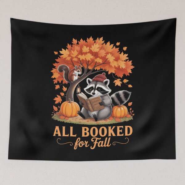 Item preview, All Booked For Fall Books Coffee Fall Leaves Pumpkins Autumn designed and sold by Sunset4Bones.