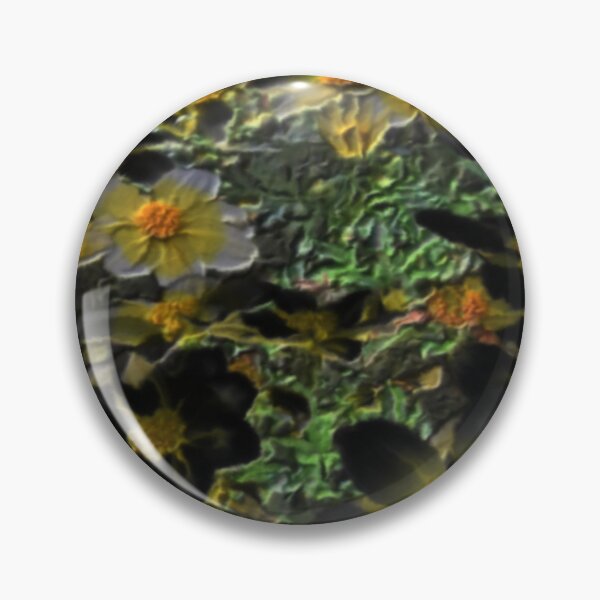 Item preview, flowerbed dark wax floral abstract design designed and sold by SmashingDeals.
