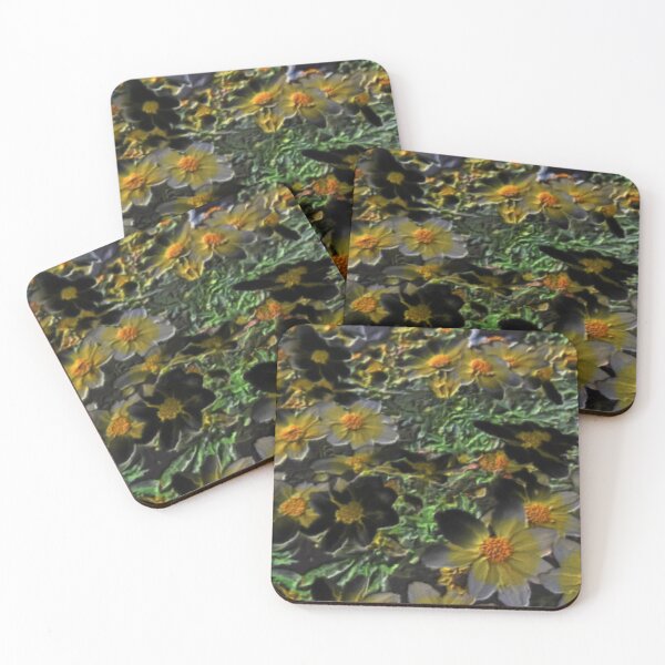 Item preview, flowerbed dark wax floral abstract design designed and sold by SmashingDeals.